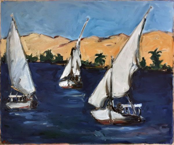 Felucken Assuan - Steffen Wriecz